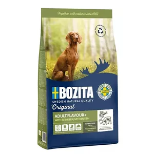 Сухой корм для собак BOZITA Original Adult Flavour+ Оленина, 12 кг, 25% белка, 12% жира, без глютена и сои