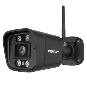 IP novērošanas kamera Foscam V8P 8MP Bullet, 3840×2160, 6× tālummaiņa, PoE (IEEE 802.3af), MicroSD līdz 256 GB, IP67, nakts redze 40 m, vadu savienojums