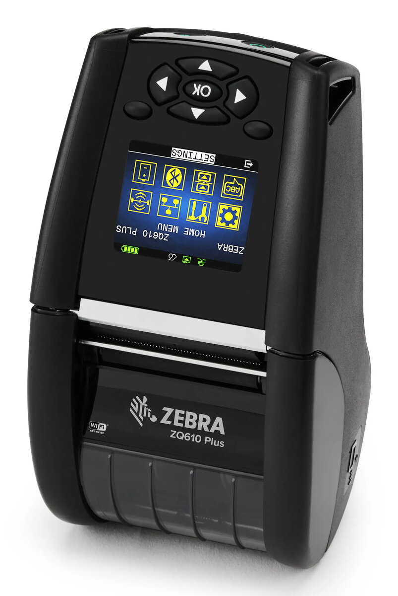 Zebra ZQ610 Plus Tiešās termodrukas uzlīmju