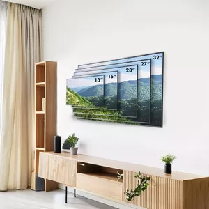 Wall mount MACLEAN MC-417 for 13–32" TVs and monitors, max load 30 kg, VESA up to 100x100, black