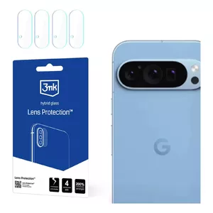 Защитное стекло и защитник объектива 3MK Google Pixel 9 Pro Ударопрочный и устойчивый к царапинам