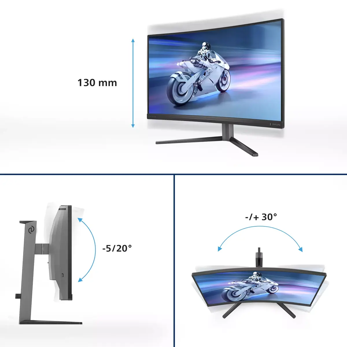 Monitors Philips Evnia 5000 27M2C5200W/00 Photo 12