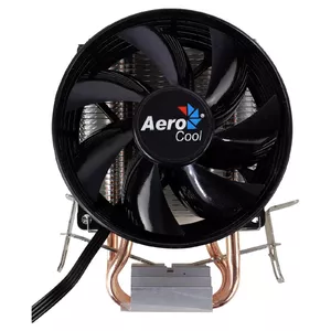 AEROCOOL VERKHO2 CPU Cooler with 90 mm Fan, Hydraulic Bearing, 800–2000 RPM, 110 W TDP, Multi-socket Support