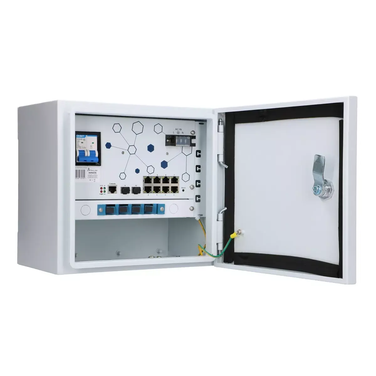 Pārvaldāms slēdzis Extralink Minos 8x RJ45 1000Mbps PoE Photo 3
