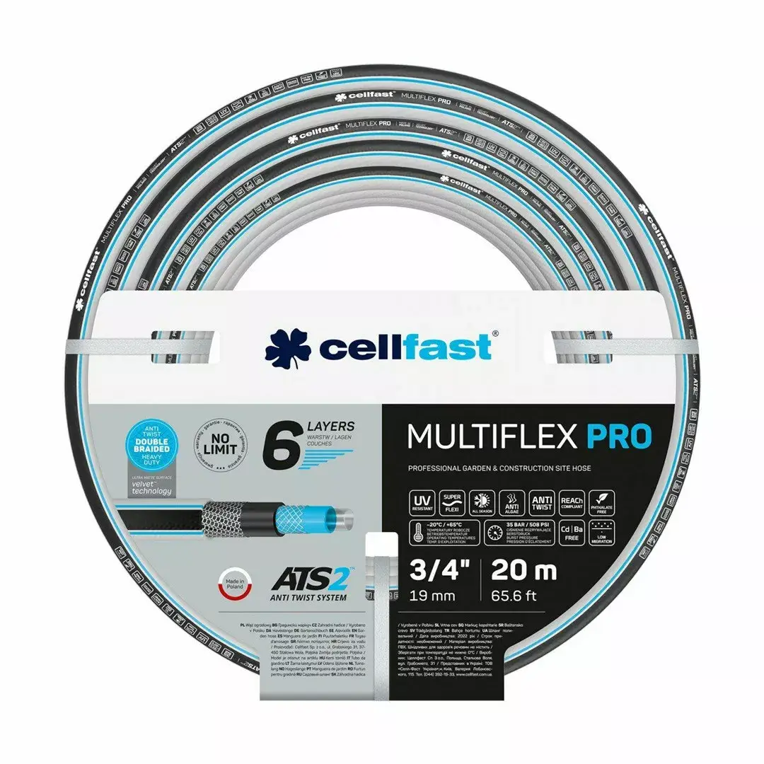 Cellfast Multiflex Pro ATS2 3/4" 20 м садовый шланг Photo 2