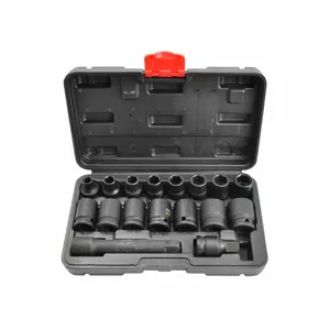 Socket bit set AWTools 1/2" drive, impact sockets, 15 pieces