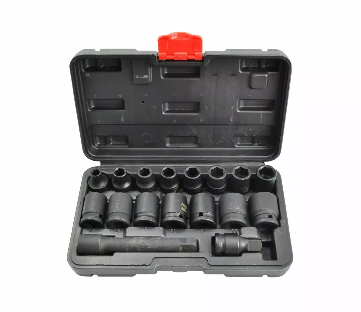 AWTools 1/2" impact socket set, 15 pcs Photo 2