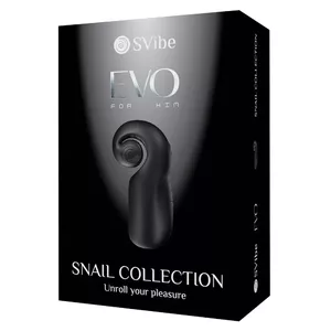 Masturbator SNAIL VIBE silicone black