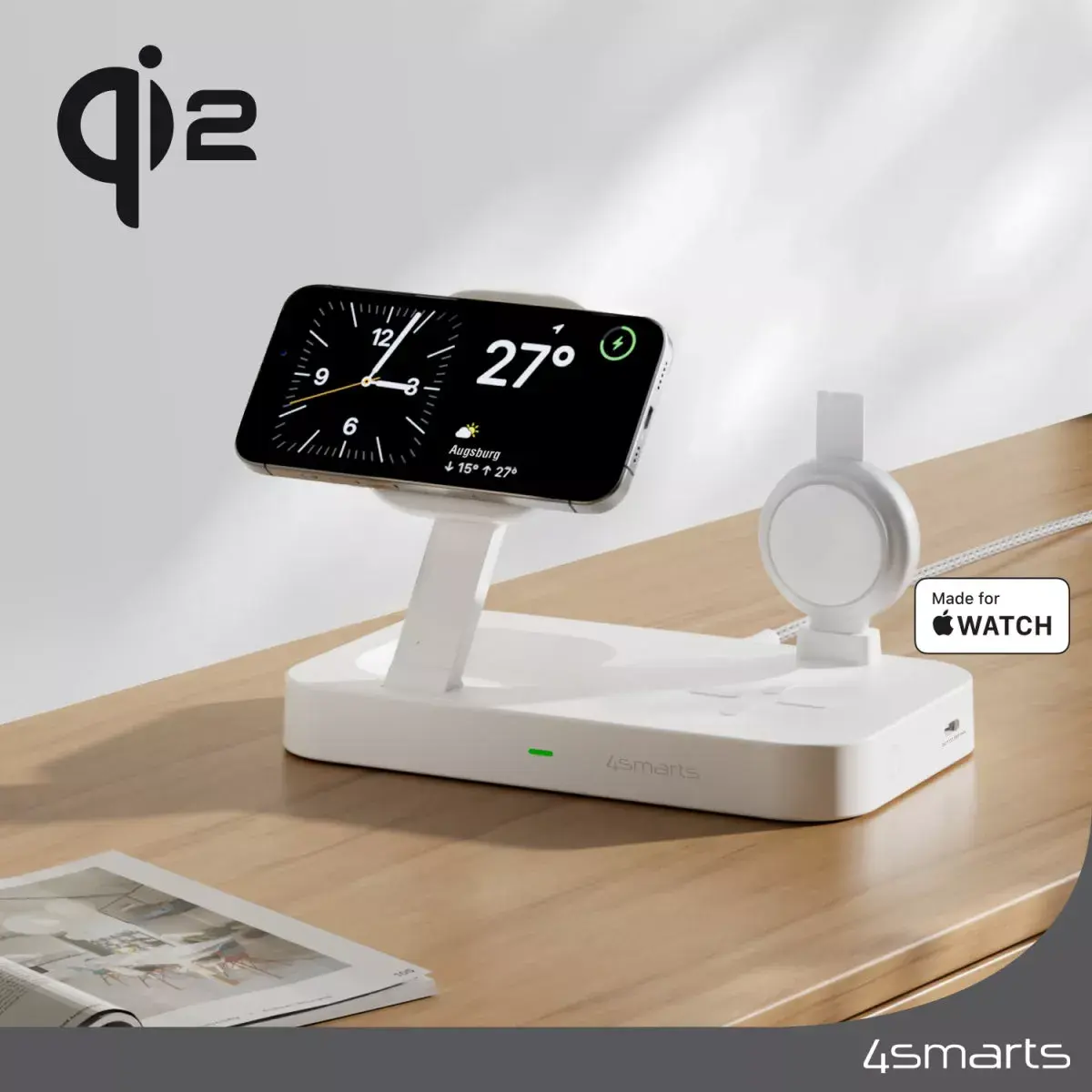 Беспроводное зарядное устройство 4smarts Qi2 Photo 2