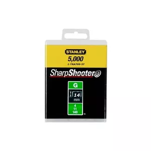 Скобы STANLEY типа 140 G, длина ножки 6 мм, упаковка 5000 шт.