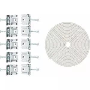 Mounting kit for sinks deante ZXY_9974 — clips and sealing tape