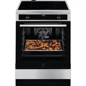 Electric stove Electrolux LKI64023AX with electric oven and induction cooktop, Energy class A