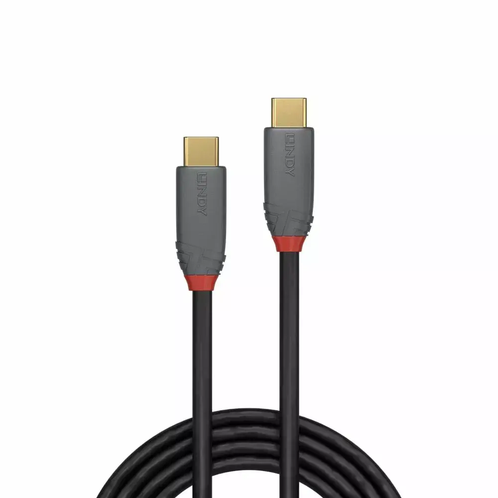 USB 3.2 Type C Cable Lindy 2m 5A PD Photo 2