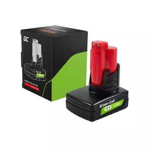 Cordless tool battery Green Cell PTML12V6 12V Li-Ion 6 Ah, dimensions 6.6×9×11.1 cm