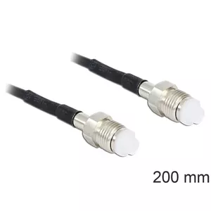 Коаксиальный кабель DeLOCK 88592 0.2 м FME черный
