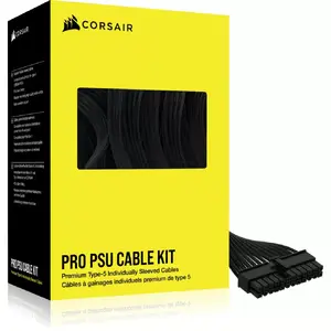 Kabeļu pārvaldības komplekts Corsair CP-8920292 Universāls Melns 19 gab