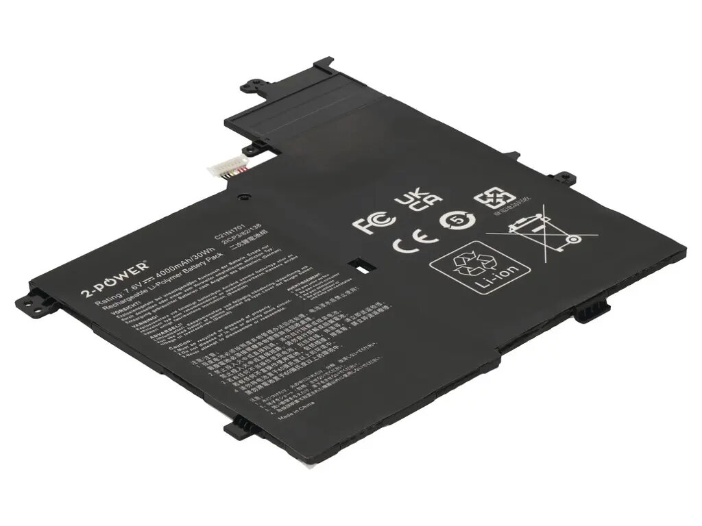 Klēpjdatora akumulators 2-Power 2P-C21N1701 Litija polimēra