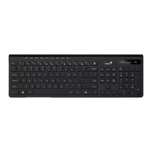 Bezvadu tastatūra Genius SlimStar 7230 ar USB uztvērēju, CZ-SK izkārtojums, melna