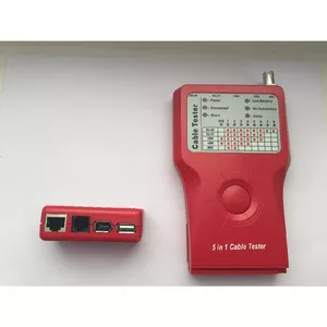Network and Cable Tester Universal Tester OEM 5558 — RJ12, RJ45, USB, BNC