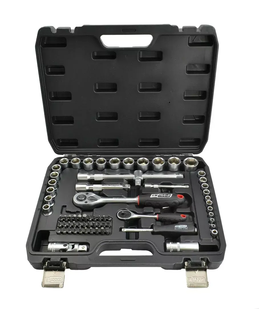 AWTools AW39072BL 72-piece wrench set 1/2" & 1/4" Photo 2