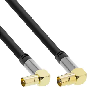 Угловой антенный кабель InLine Premium 69210G 10м