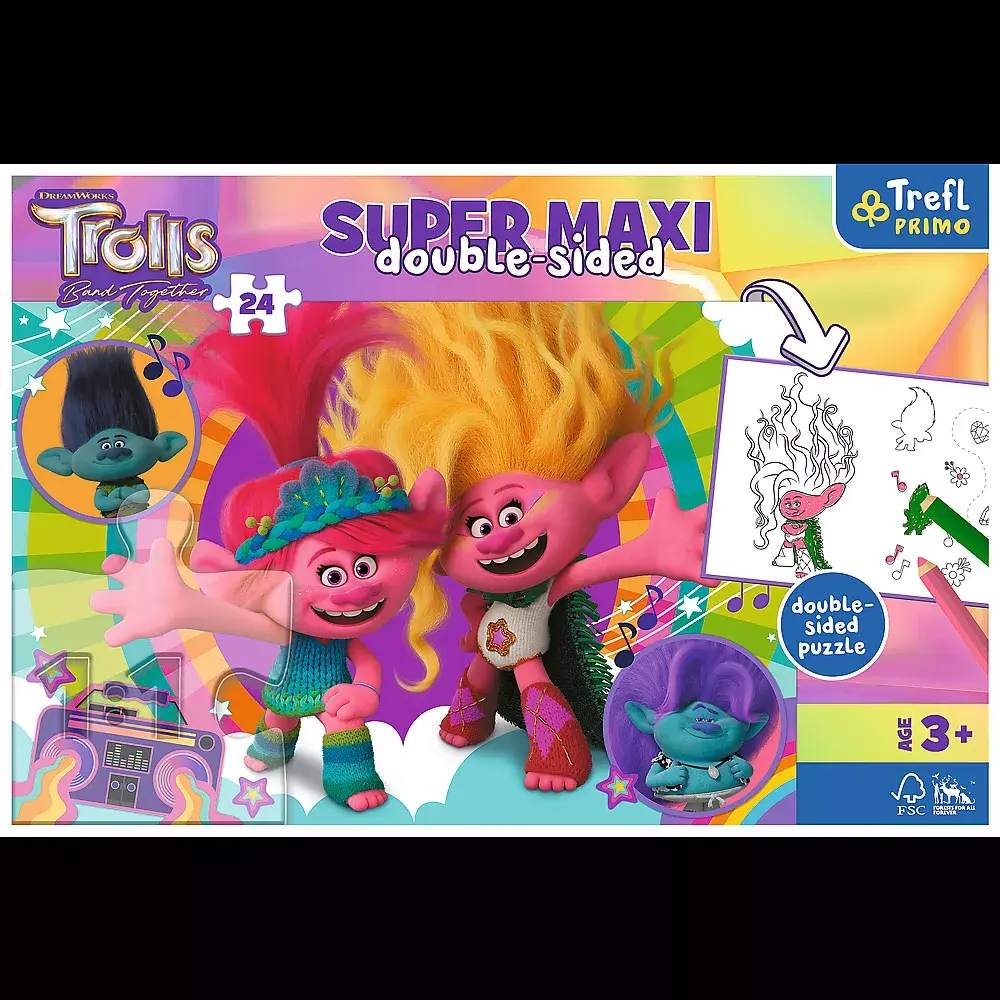 TREFL TROLLS Super Maxi 24 gab. puzle Photo 4