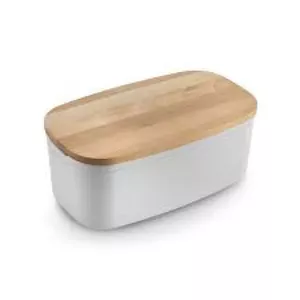 Контейнер METALTEX IT0158502 пластиковый 35x20x13,5 см с деревянной крышкой/разделочной доской