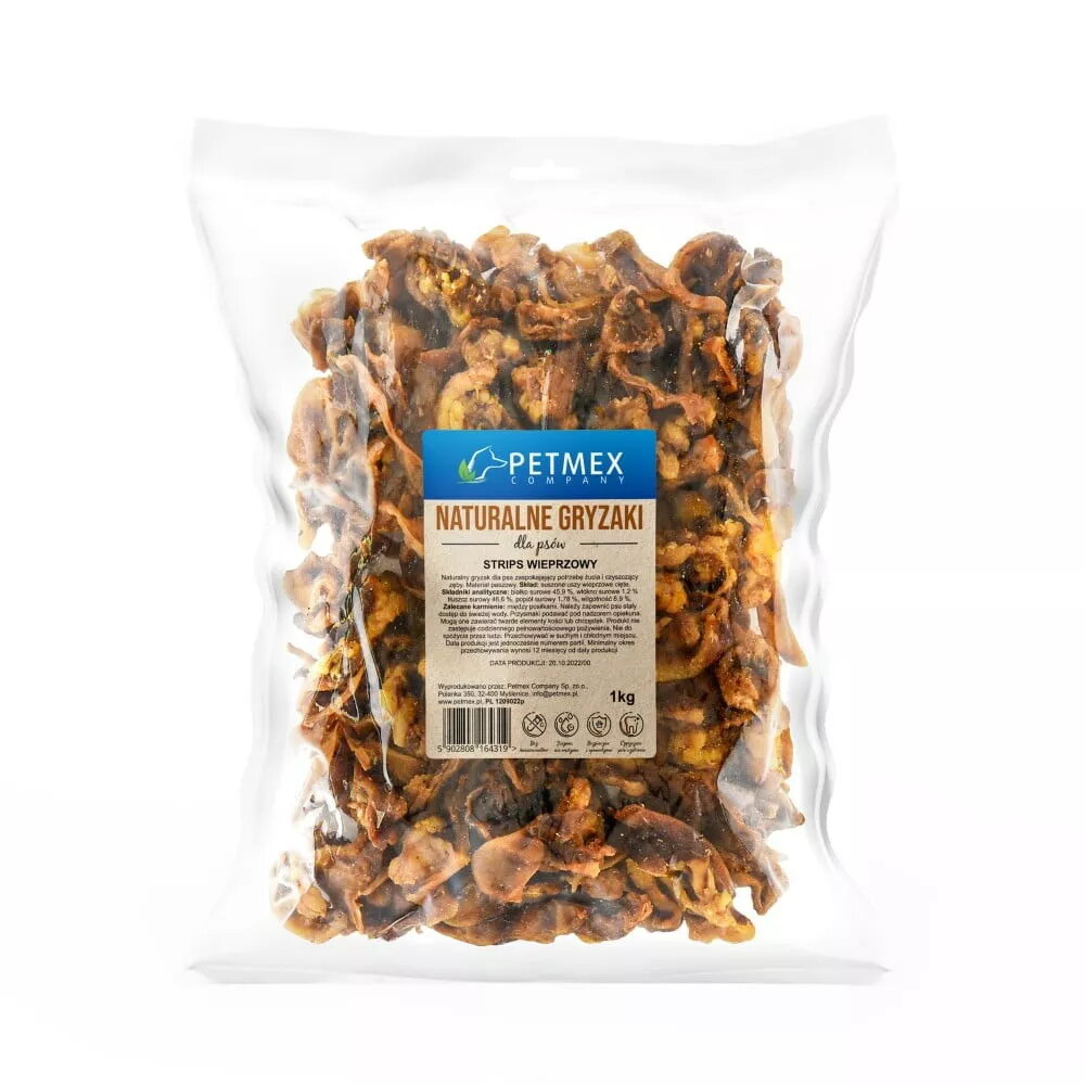 Suniņa našķi PETMEX Pork Strips 1