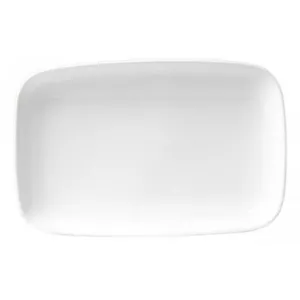 Rectangular plate Leela Baralee TH0306P68L 22.5×30.5 cm, kaolin ceramic, microwave- and dishwasher-safe