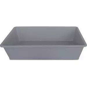 Лоток ZOLUX Kuweta 2 50x35x12 см серый — открытый кошачий туалет