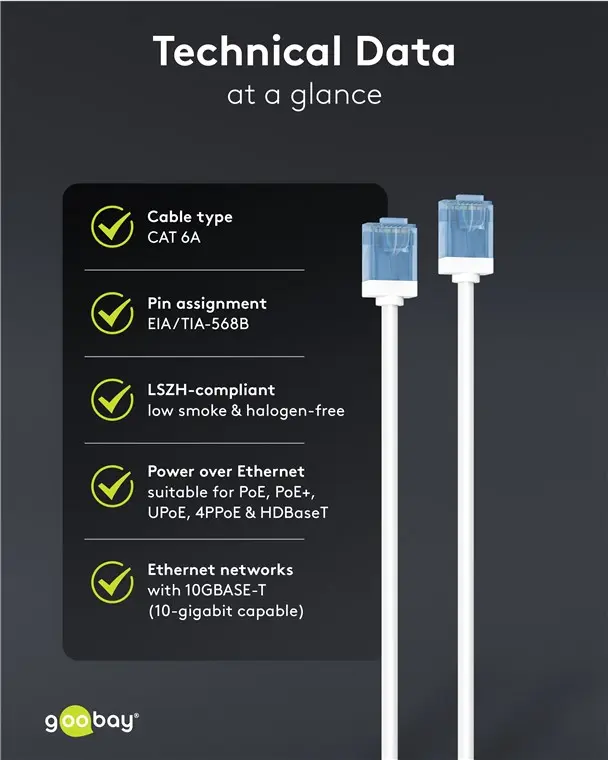 Сетевой кабель Goobay 74284 Cat6a Photo 8