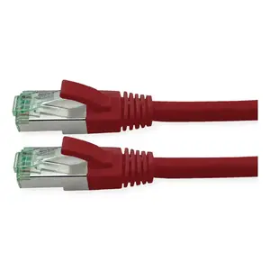 Networking Cable ROLINE Recycled Material 21.45.3212 RJ-45 Cat6a 2 m Red