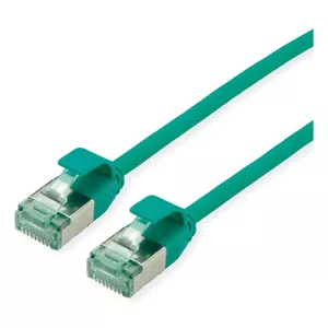 Networking Cable ROLINE Recycled Material 21.45.3332 RJ-45 Cat6a 0.5m Green