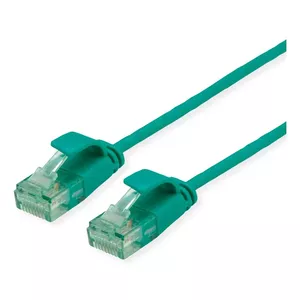 Сетевой кабель ROLINE Recycled Material RM UTP Data Center Patch Cord Cat.6A RJ-45 1.5м Зеленый