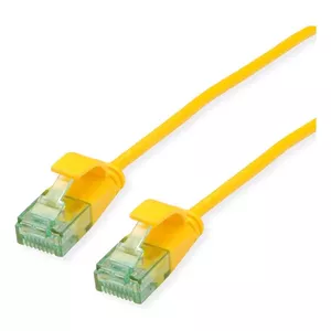 Networking Cable ROLINE Recycled Material 21.45.3421 RJ-45 Cat6a 0.3 m Yellow
