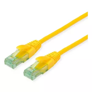 Networking cable ROLINE Recycled Material 21.45.3183 RJ-45 Cat6a 0.3 m Yellow