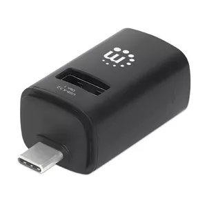 USB Hub Manhattan 3-Port USB-C Ultra Compact 3x USB-A 5 Gbps