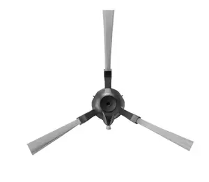 Xiaomi sānu birste robotam putekļsūcējam E5, melna, 2 gab.