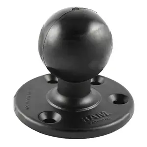 RAM Mounts Large Round Plate with Ball RAM-D-202U Black 322g