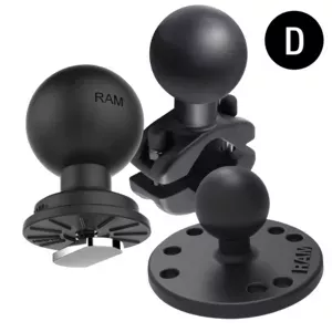 RAM Mounts Пластина VESA 75x75mm с шаром Черная 317г
