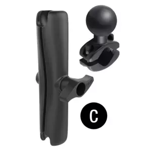 Holder RAM Mounts RAM-101U Black 187mm 499g