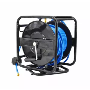 Retractor AWTools AW09863 8x12 mm, 30 m — cable retractor for hose and wire management