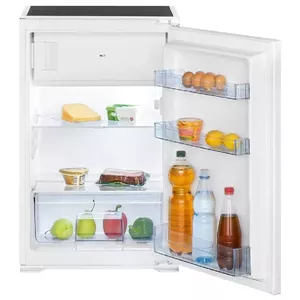 Built-in fridge BOMANN KSE 7810, 118 L total (104 L fridge + 14 L freezer), top-mounted freezer, reversible door