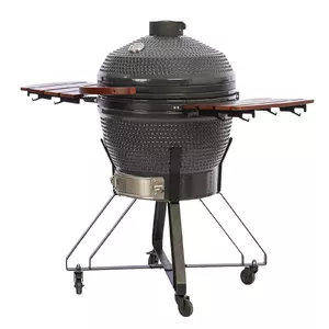 Kamado Pro 24" grill TUNABONE Size L Dark grey — ceramic-style charcoal kamado