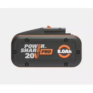 Аккумулятор WORX WA3648 20В 8,0Ач PowerShare Li‑Ion для беспроводных инструментов