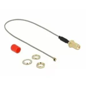 Coaxial Cable DeLOCK 89833 0.2m SMA MHF Grey