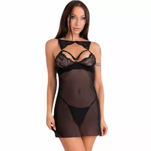 Пеньюар LIVCO CORSETTI FASHION S/M Черный KROLINA LC 90734