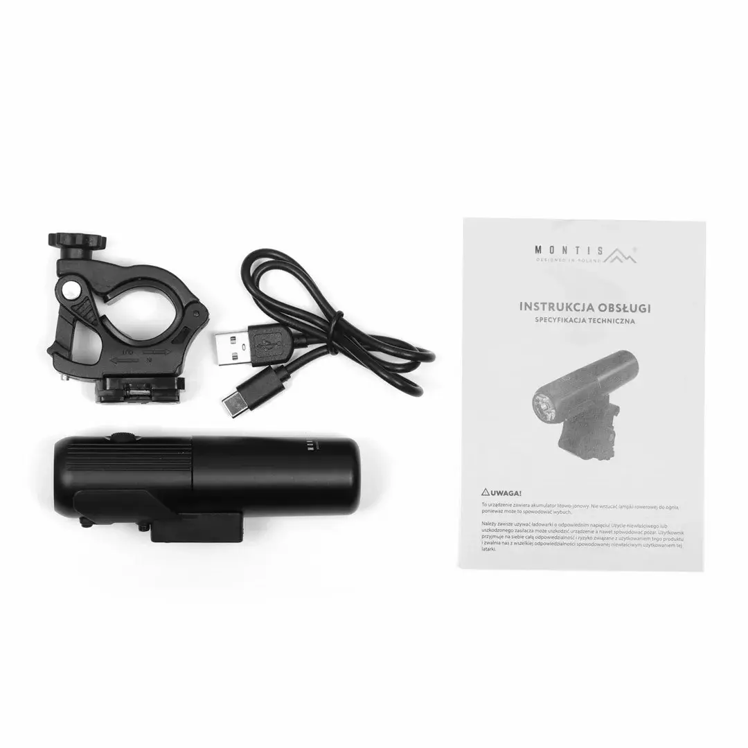 MONTIS MT111 передний велосипедный фонарь LED Photo 3