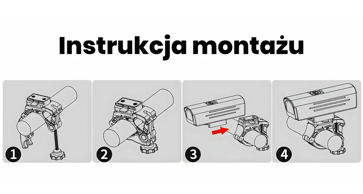 MONTIS MT109 priekšējā LED lampa 1300 lm Photo 2