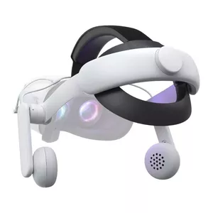 Comfort Audio galvas siksna Kiwi Design QA01 priekš Meta Quest 2 White